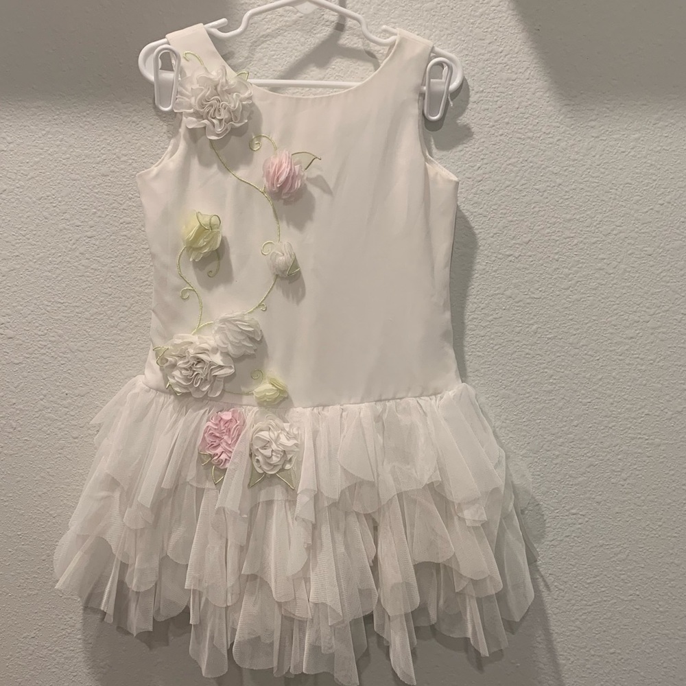 White flower dress